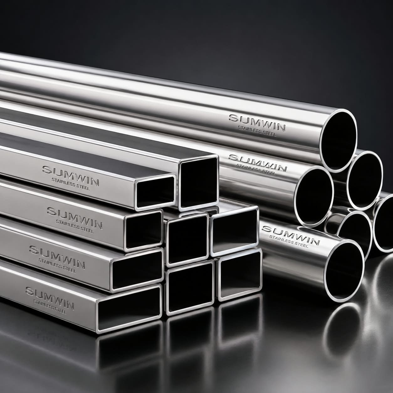 Stainless steel pipes and tubes