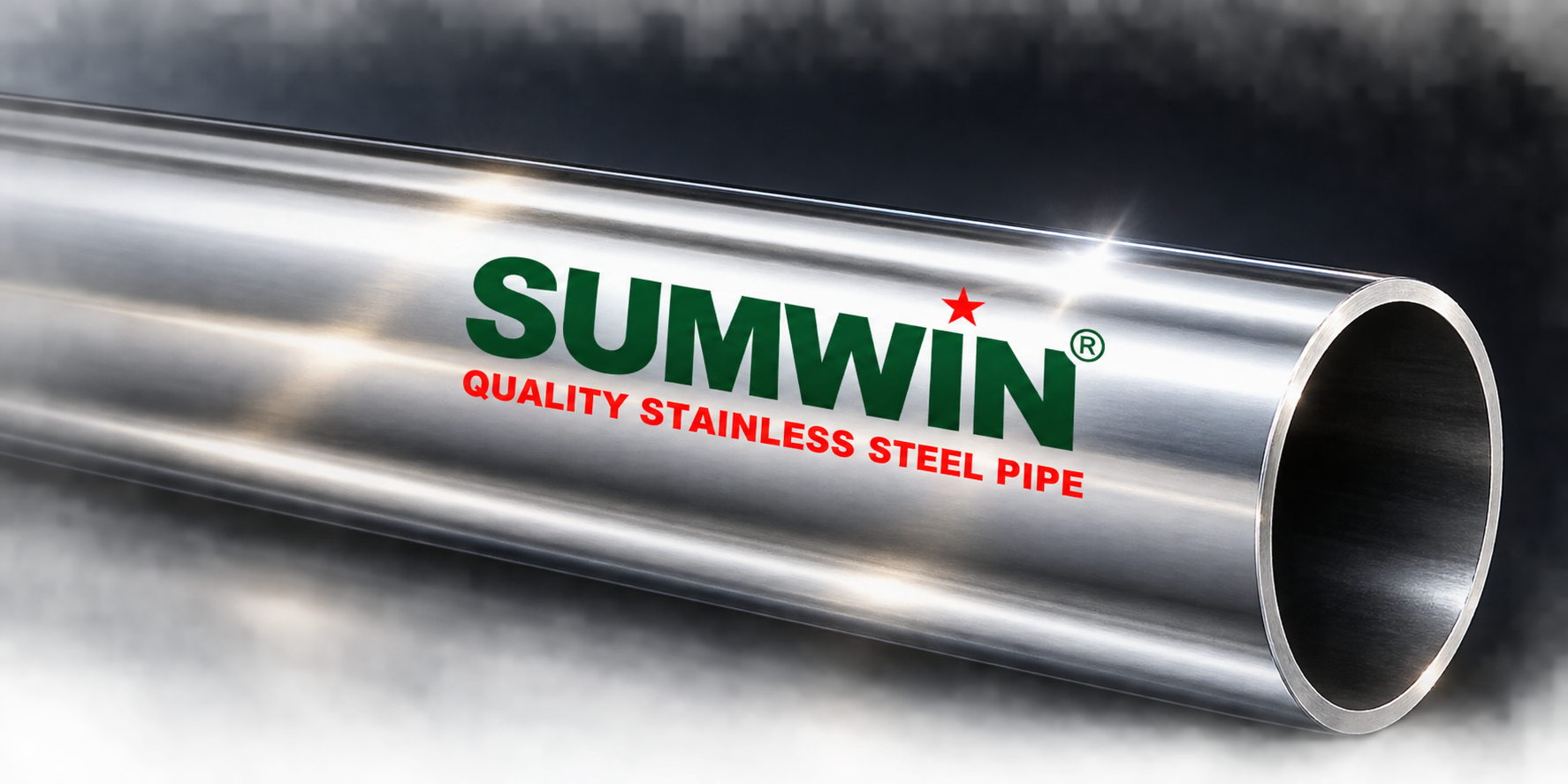SUMWIN Stainless Steel Round Pipe